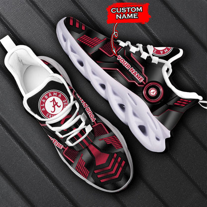 Ideafootwear Alabama Crimson Tide NCAA Max Soul Shoes Sneakers For Men And Women