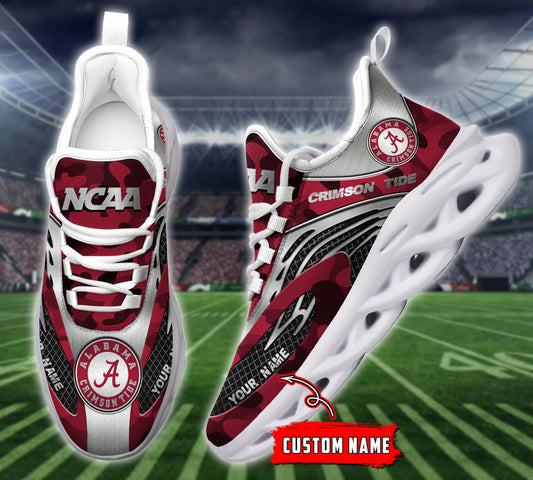 Ideafootwear Alabama Crimson Tide NCAA Max Soul Shoes Sneakers For Men And Women