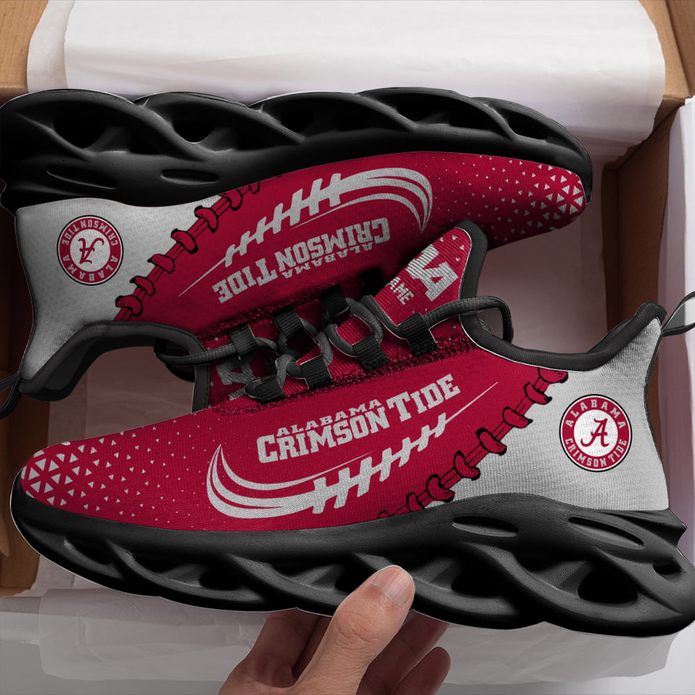 Ideafootwear Alabama Crimson Tide NCAA Max Soul Shoes Sneakers For Men And Women