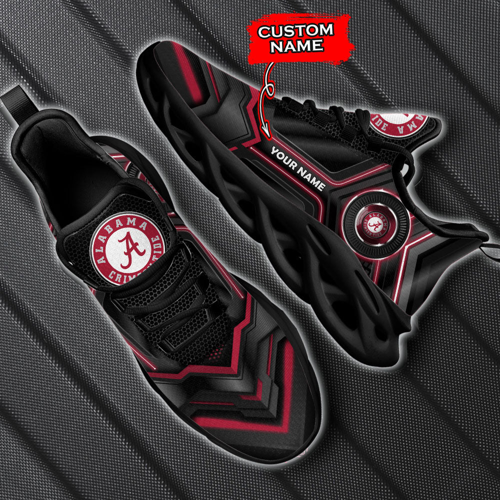 Ideafootwear Alabama Crimson Tide NCAA Max Soul Shoes Sneakers For Men And Women