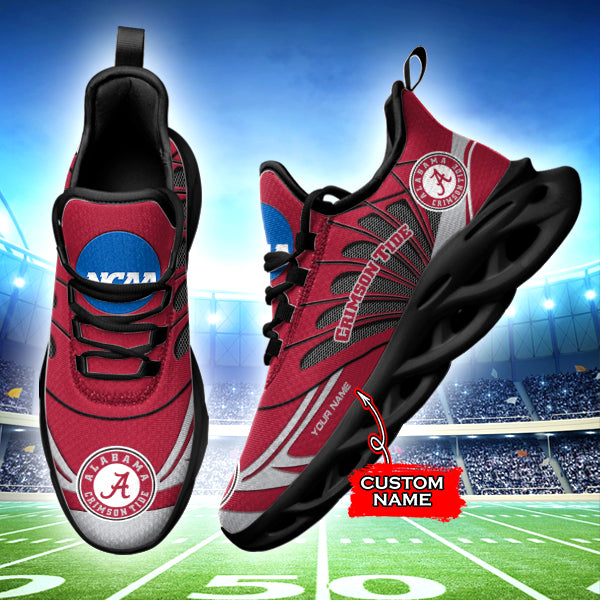 Ideafootwear Alabama Crimson Tide NCAA Max Soul Shoes Sneakers For Men And Women