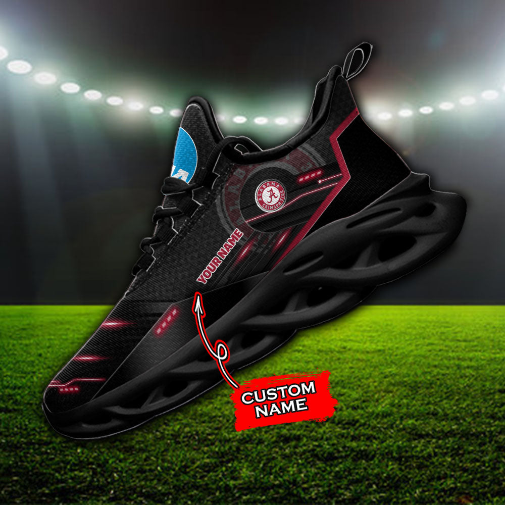 Ideafootwear Alabama Crimson Tide NCAA Max Soul Shoes Sneakers For Men And Women