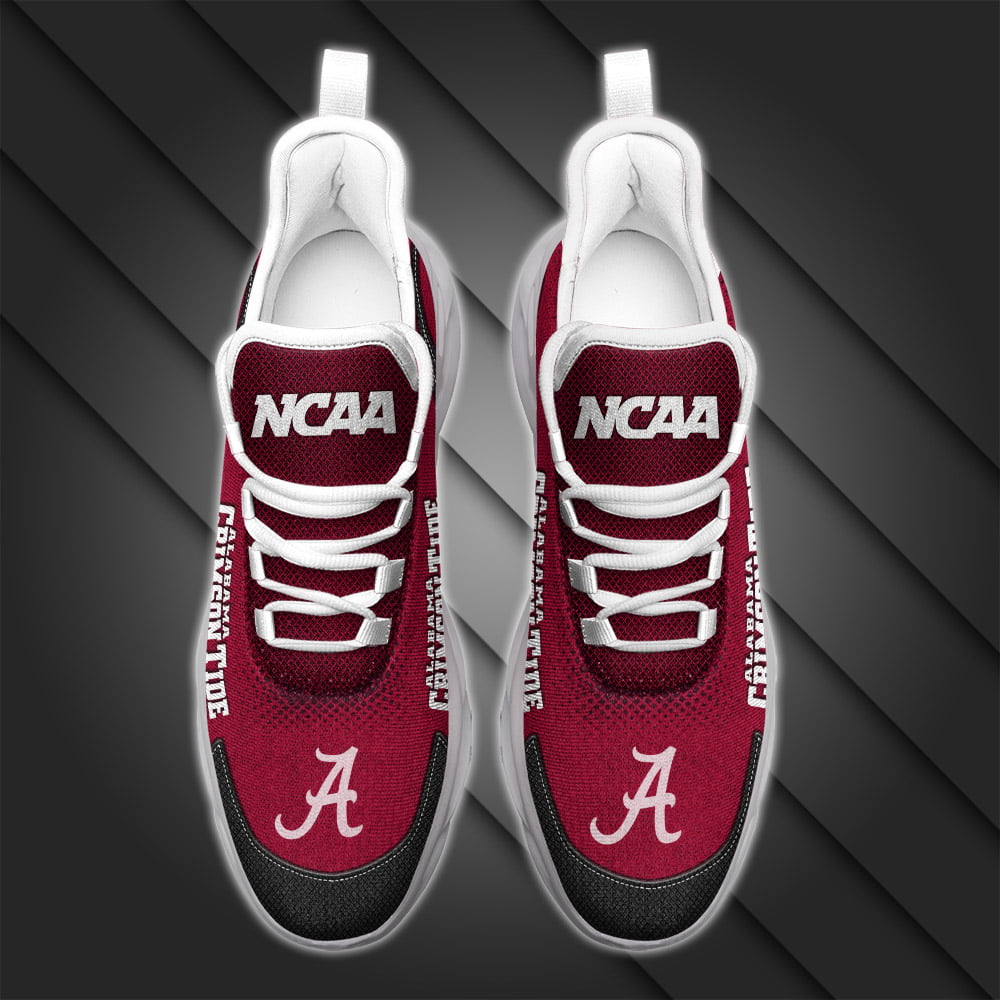 Ideafootwear Alabama Crimson Tide NCAA Max Soul Shoes Sneakers For Men And Women