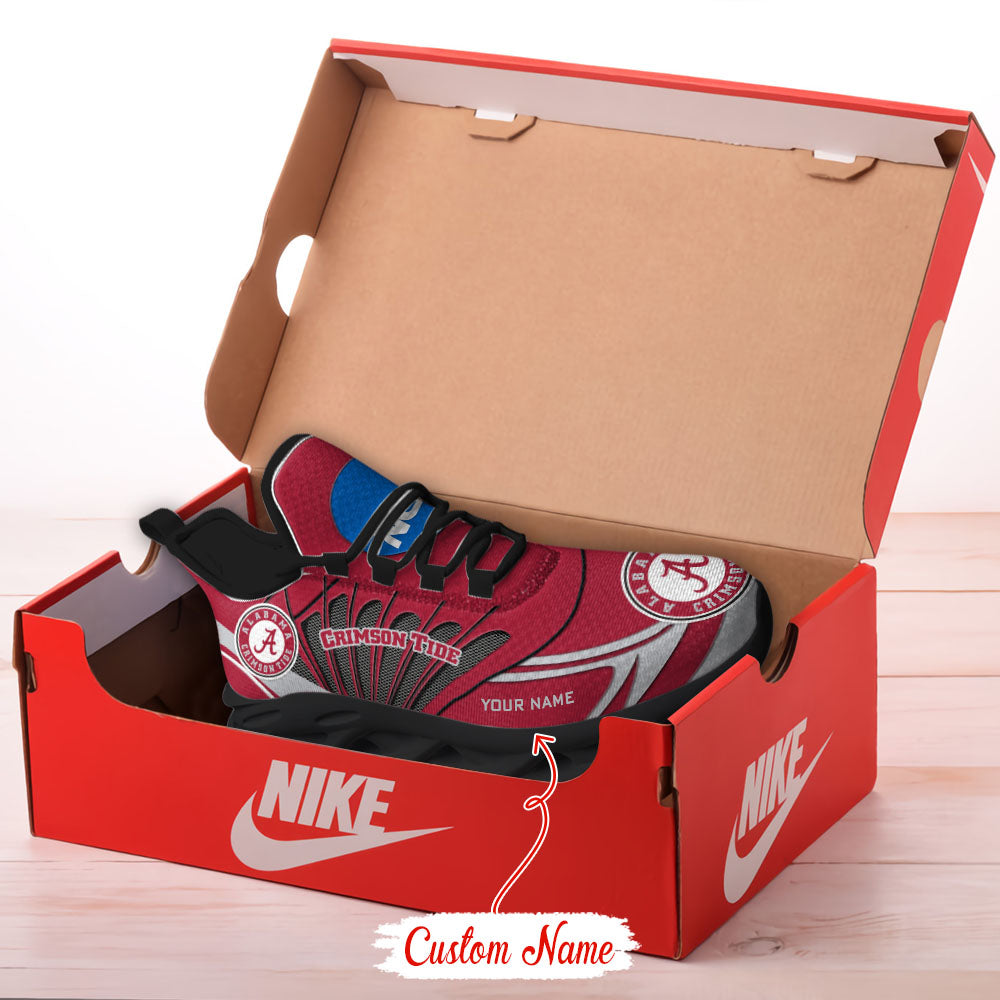 Ideafootwear Alabama Crimson Tide NCAA Max Soul Shoes Sneakers For Men And Women