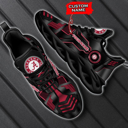 Ideafootwear Alabama Crimson Tide NCAA Max Soul Shoes Sneakers For Men And Women