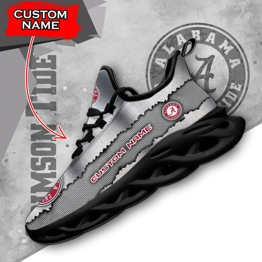 Ideafootwear Alabama Crimson Tide NCAA Max Soul Shoes Sneakers For Men And Women