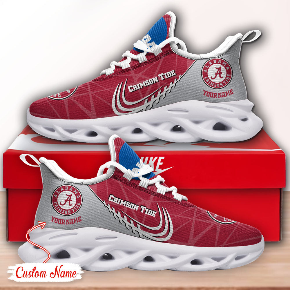 Ideafootwear Alabama Crimson Tide NCAA Max Soul Shoes Sneakers For Men And Women