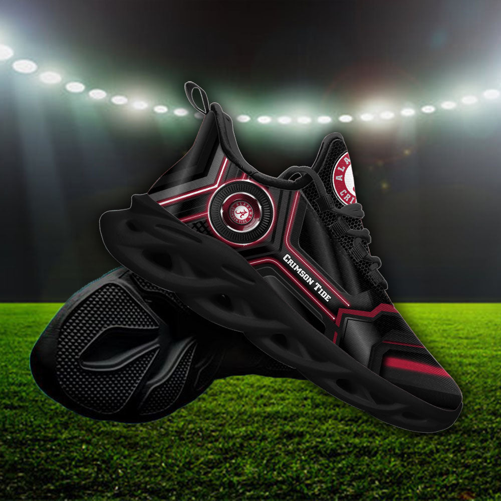 Ideafootwear Alabama Crimson Tide NCAA Max Soul Shoes Sneakers For Men And Women