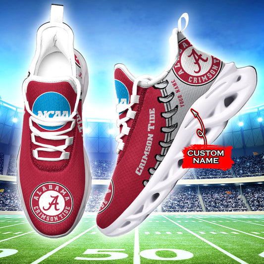 Ideafootwear Alabama Crimson Tide NCAA Max Soul Shoes Sneakers For Men And Women