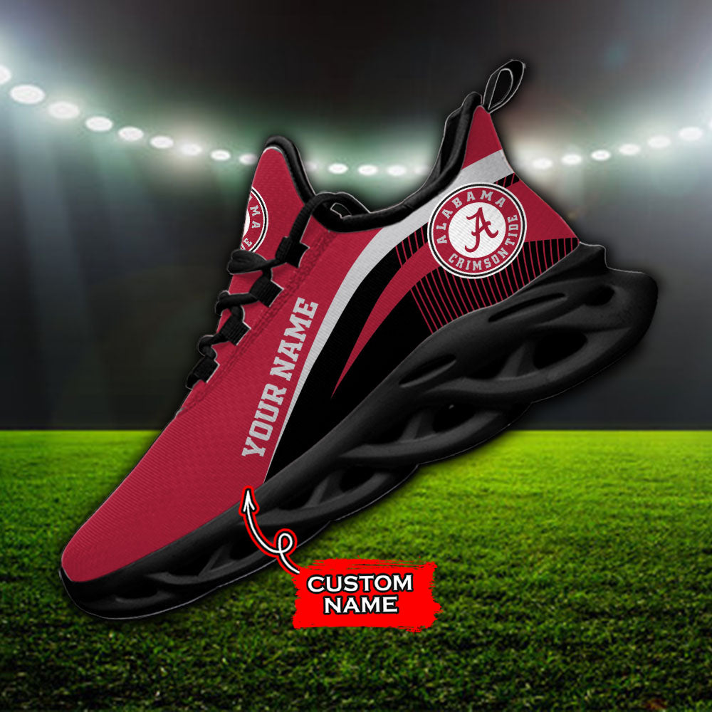 Ideafootwear Alabama Crimson Tide NCAA Max Soul Shoes Sneakers For Men And Women