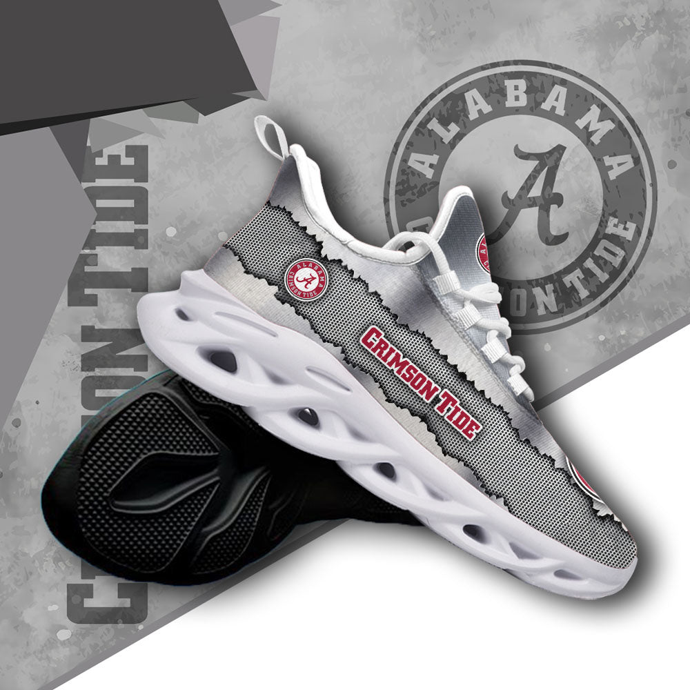 Ideafootwear Alabama Crimson Tide NCAA Max Soul Shoes Sneakers For Men And Women