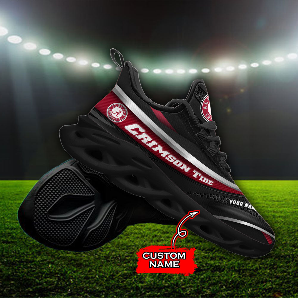 Ideafootwear Alabama Crimson Tide NCAA Max Soul Shoes Sneakers For Men And Women