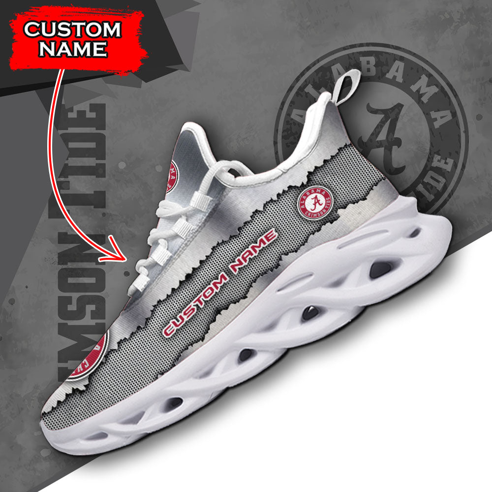 Ideafootwear Alabama Crimson Tide NCAA Max Soul Shoes Sneakers For Men And Women