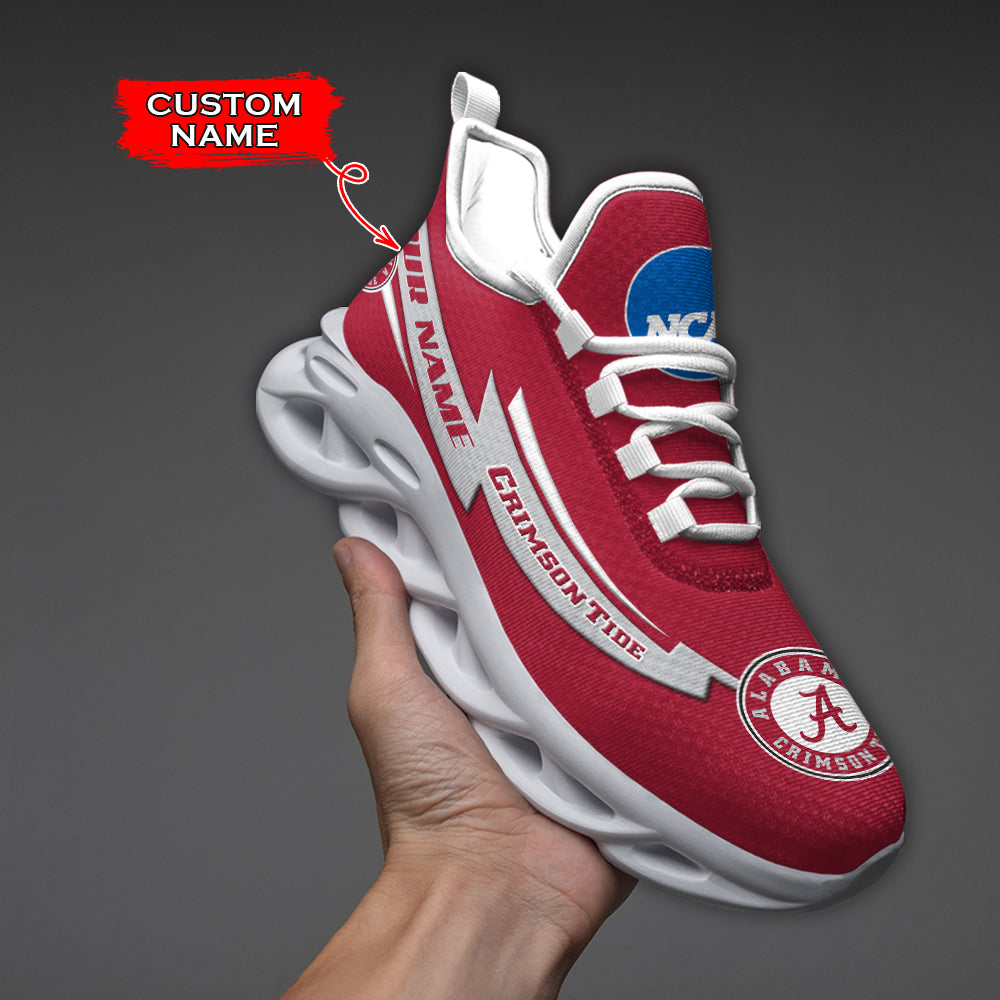 Ideafootwear Alabama Crimson Tide NCAA Max Soul Shoes Sneakers For Men And Women