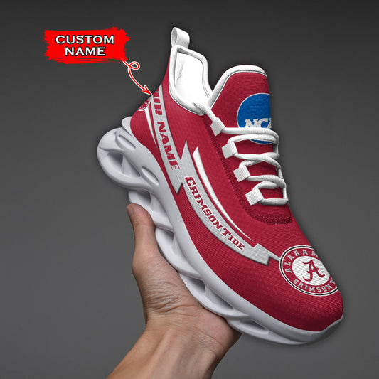 Ideafootwear Alabama Crimson Tide NCAA Max Soul Shoes Sneakers For Men And Women