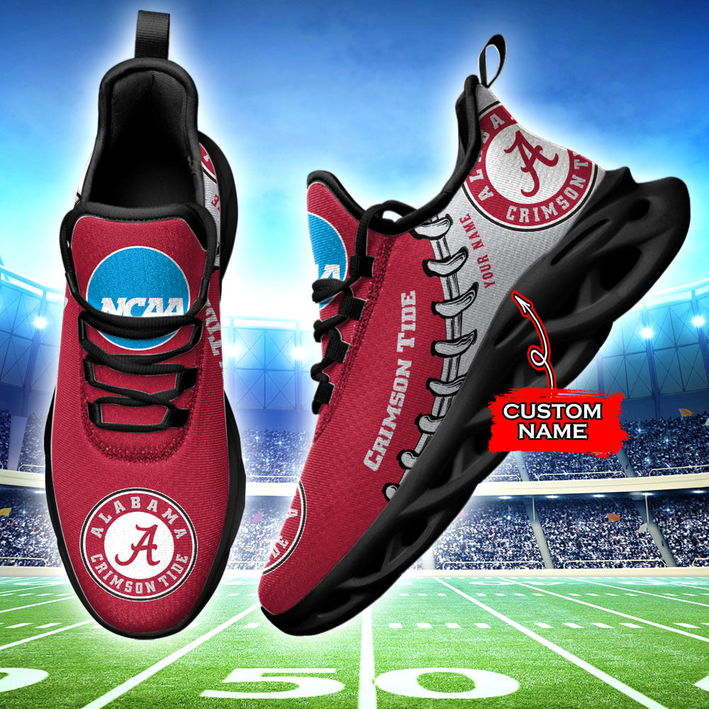 Ideafootwear Alabama Crimson Tide NCAA Max Soul Shoes Sneakers For Men And Women