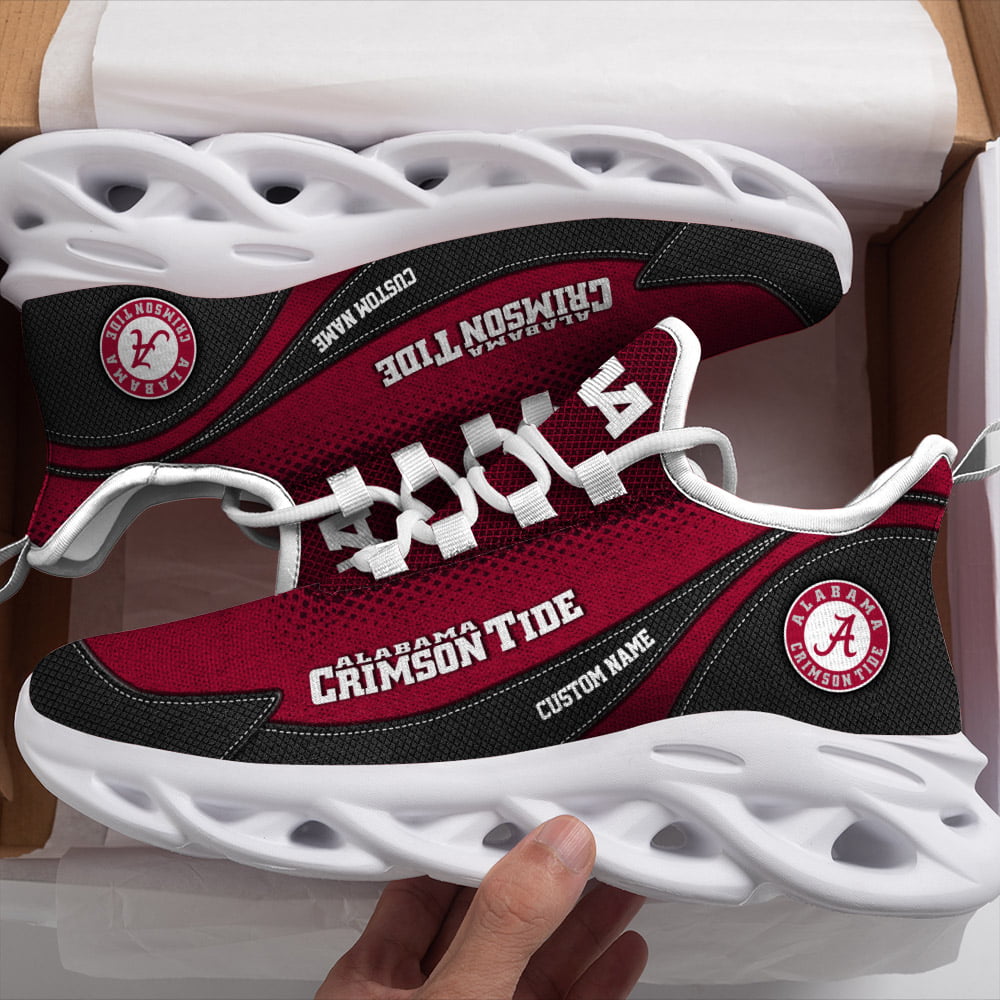 Ideafootwear Alabama Crimson Tide NCAA Max Soul Shoes Sneakers For Men And Women