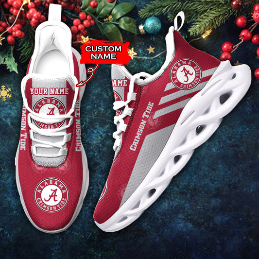 Ideafootwear Alabama Crimson Tide NCAA Max Soul Shoes Sneakers For Men And Women