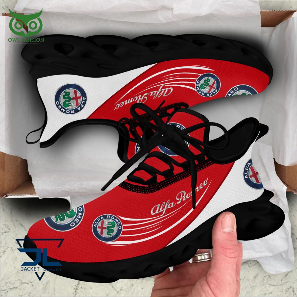 Ideafootwear Alfa Romeo Max Soul Shoes Sneakers For Men And Women