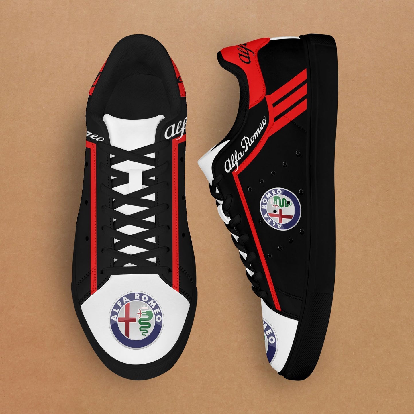 Ideafootwear Alfa Romeo Skate Stan Shoes Sneakes For Men And Women