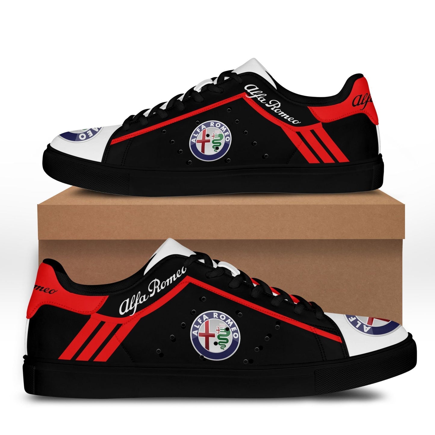 Ideafootwear Alfa Romeo Skate Stan Shoes Sneakes For Men And Women