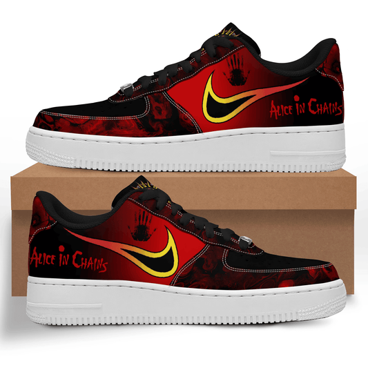 Ideafootwear Alice In Chains Air Low-Top Sneakers Shoes For Men And Women