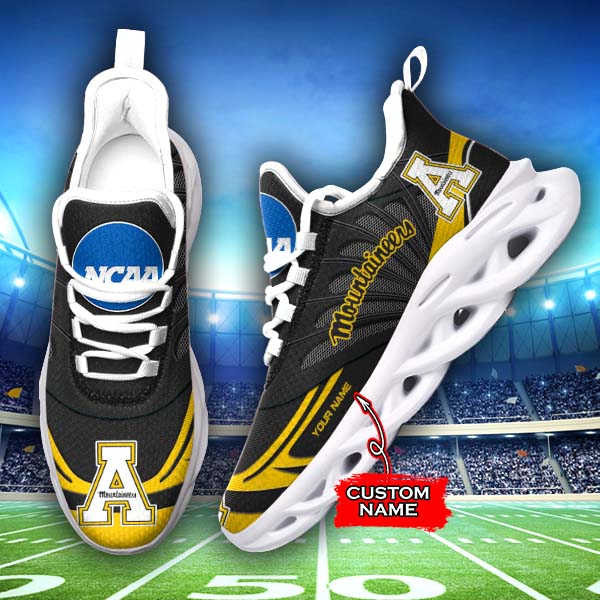 Ideafootwear Appalachian State Mountaineers NCAA Max Soul Shoes Sneakers For Men And Women