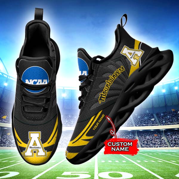 Ideafootwear Appalachian State Mountaineers NCAA Max Soul Shoes Sneakers For Men And Women