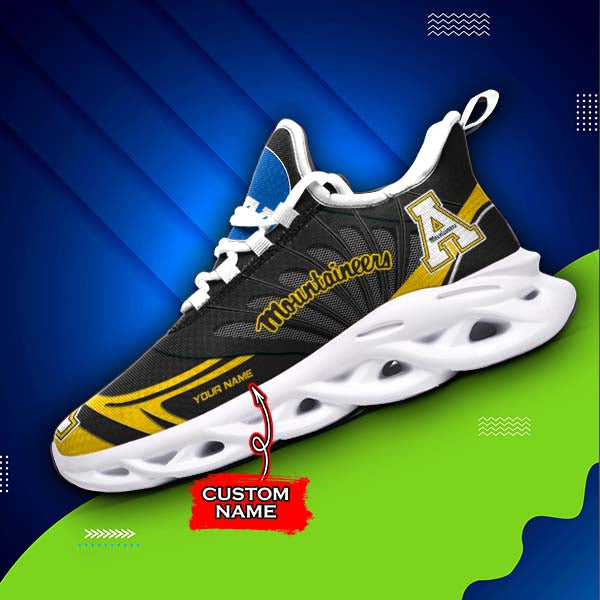 Ideafootwear Appalachian State Mountaineers NCAA Max Soul Shoes Sneakers For Men And Women