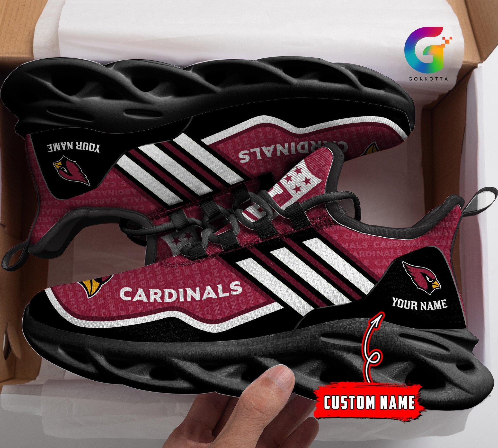 Ideafootwear Arizona Cardinals Max Soul Shoes Sneakers For Men And Women