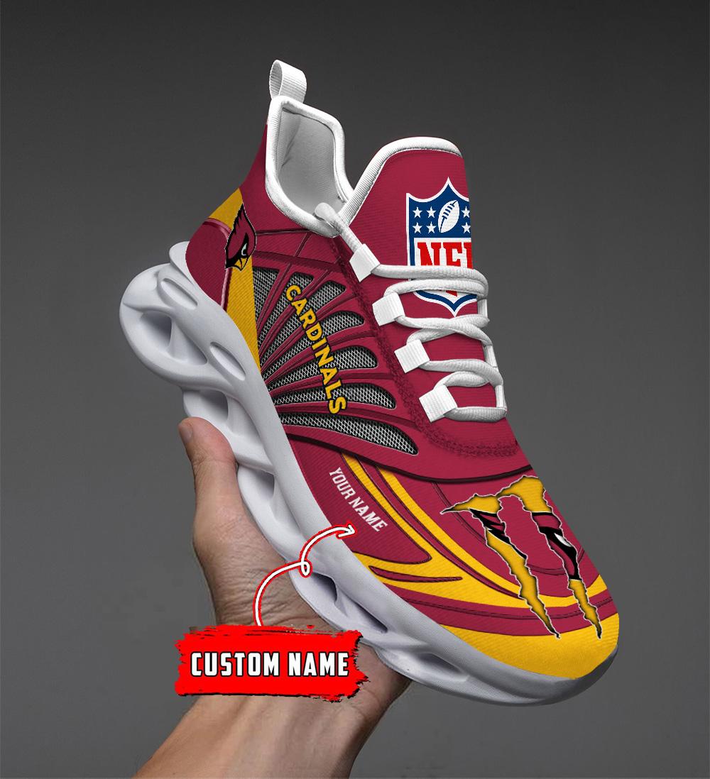 Ideafootwear Arizona Cardinals Max Soul Shoes Sneakers For Men And Women