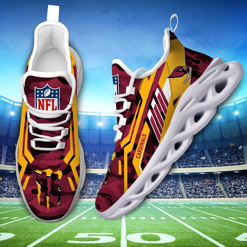 Ideafootwear Arizona Cardinals Max Soul Shoes Sneakers For Men And Women