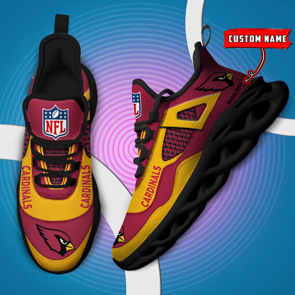 Ideafootwear Arizona Cardinals Max Soul Shoes Sneakers For Men And Women