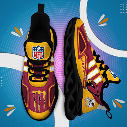 Ideafootwear Arizona Cardinals Max Soul Shoes Sneakers For Men And Women