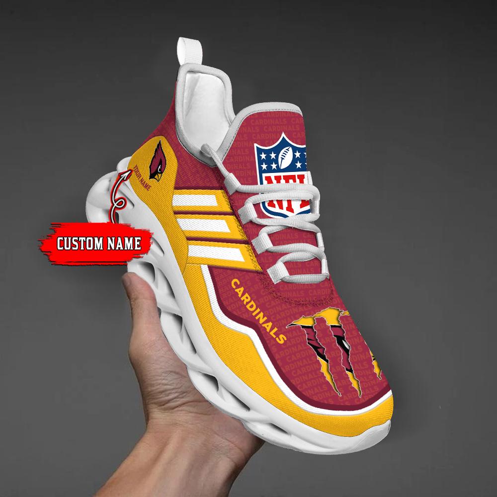Ideafootwear Arizona Cardinals Max Soul Shoes Sneakers For Men And Women