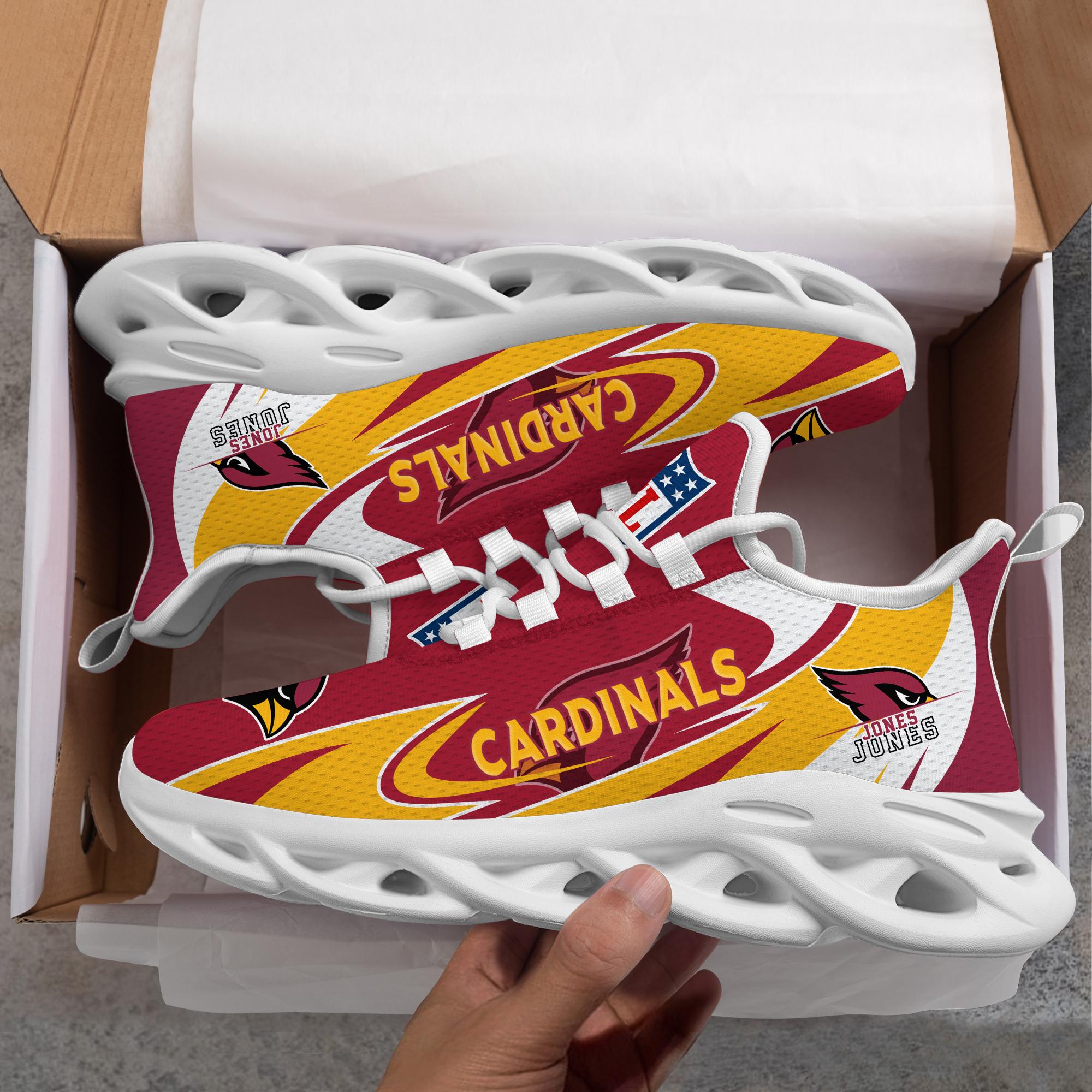 Ideafootwear Arizona Cardinals Max Soul Shoes Sneakers For Men And Women