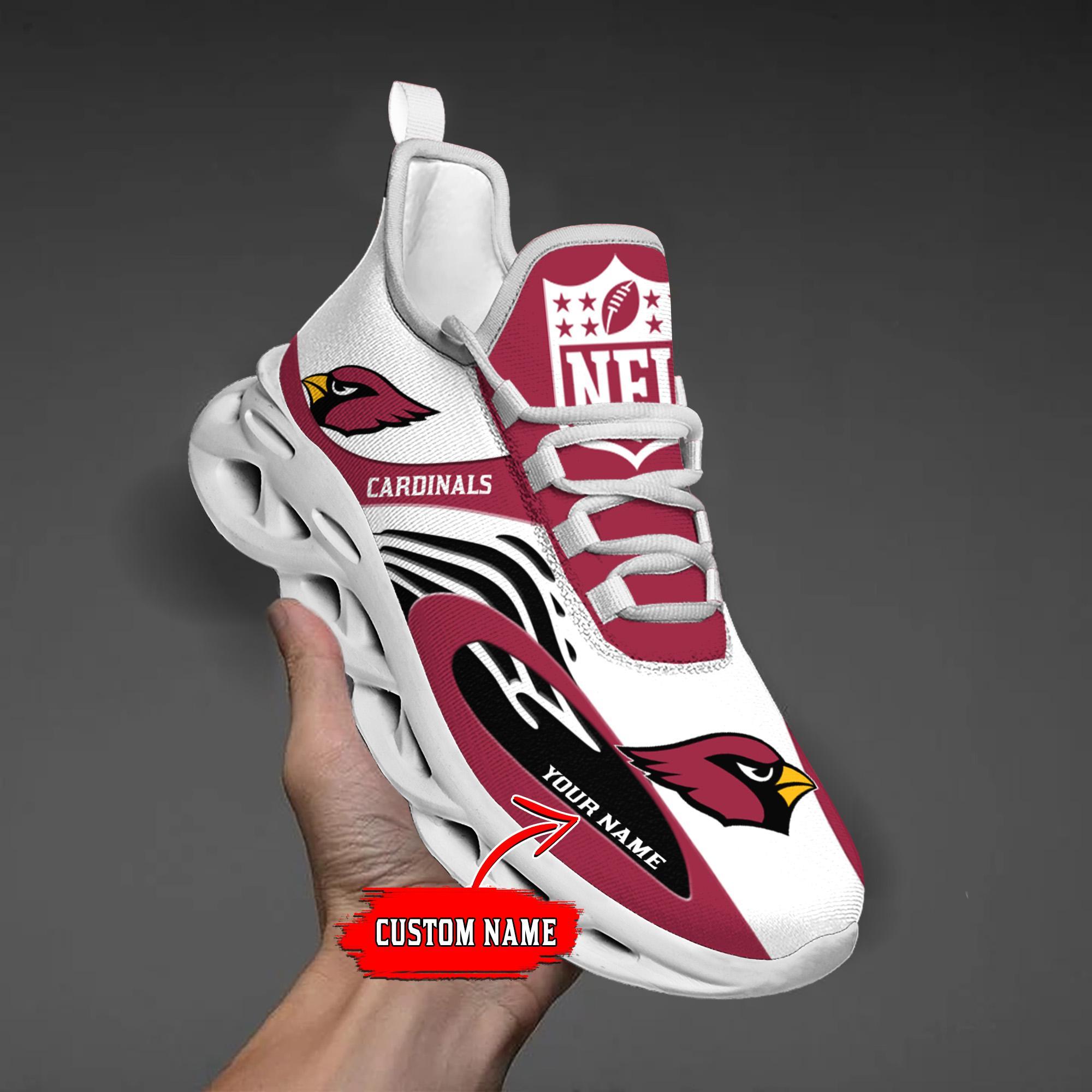 Ideafootwear Arizona Cardinals Max Soul Shoes Sneakers For Men And Women