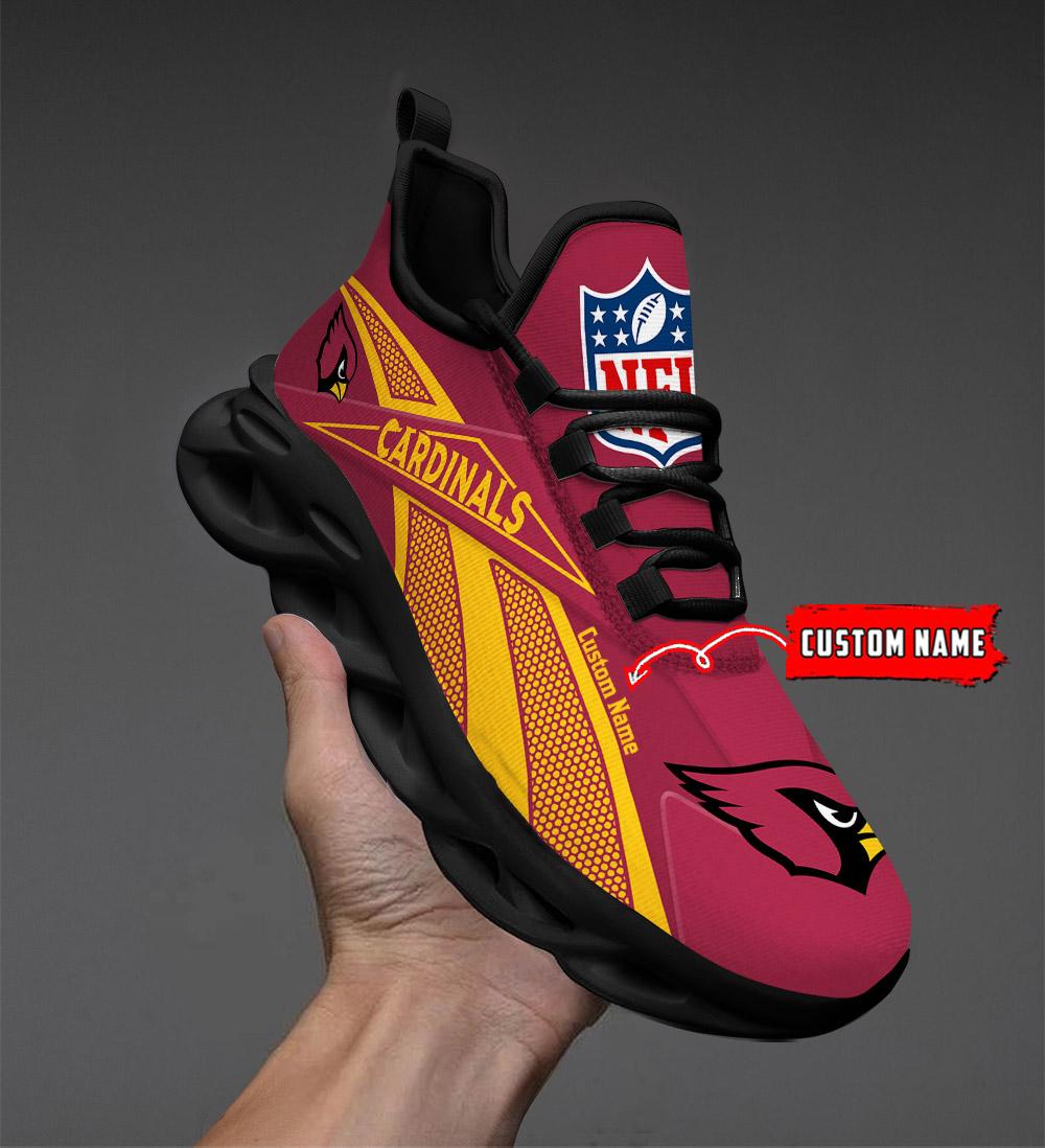 Ideafootwear Arizona Cardinals Max Soul Shoes Sneakers For Men And Women