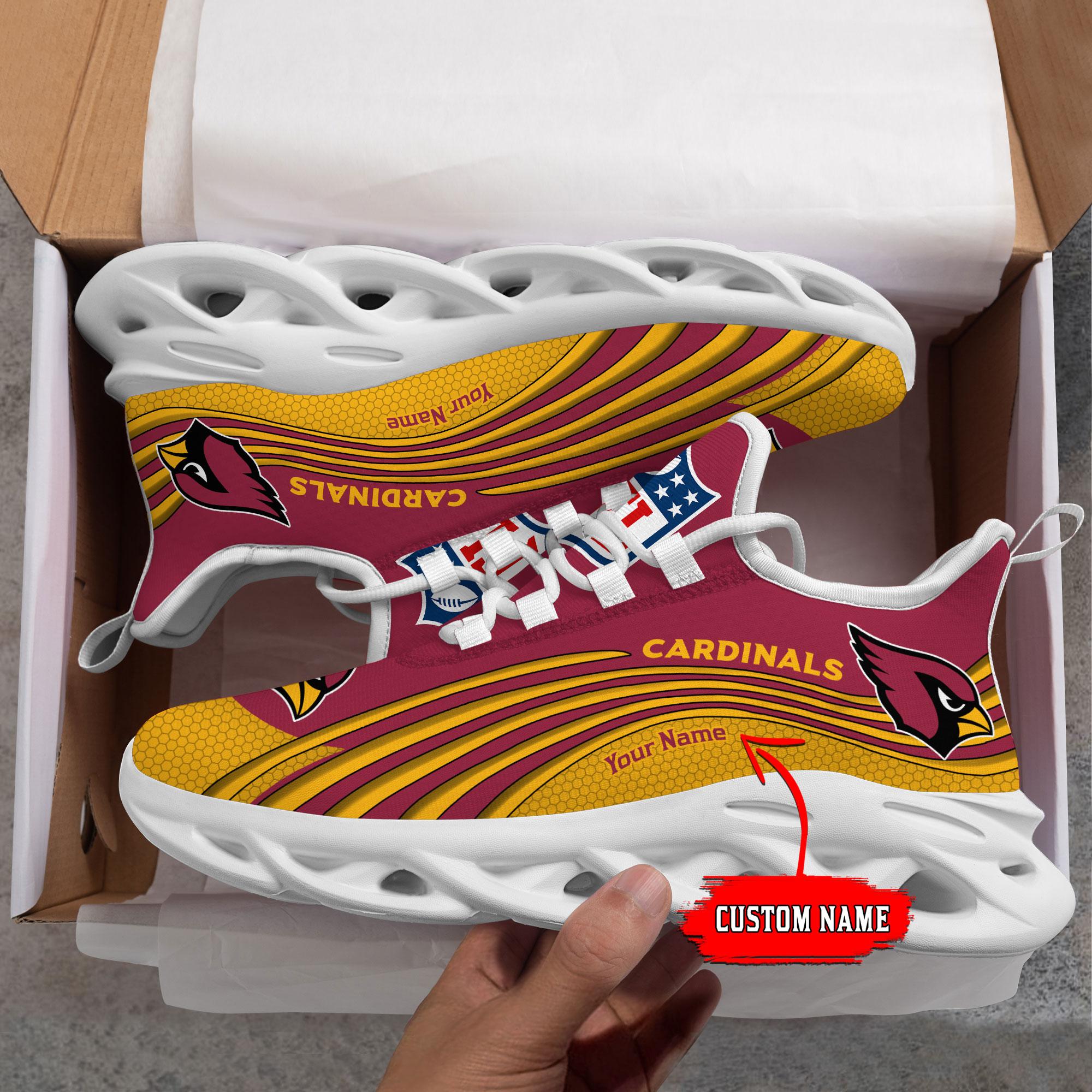 Ideafootwear Arizona Cardinals Max Soul Shoes Sneakers For Men And Women