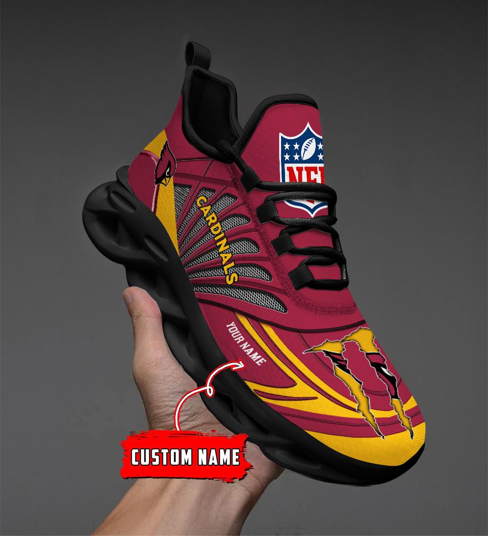 Ideafootwear Arizona Cardinals Max Soul Shoes Sneakers For Men And Women