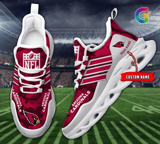 Ideafootwear Arizona Cardinals Max Soul Shoes Sneakers For Men And Women