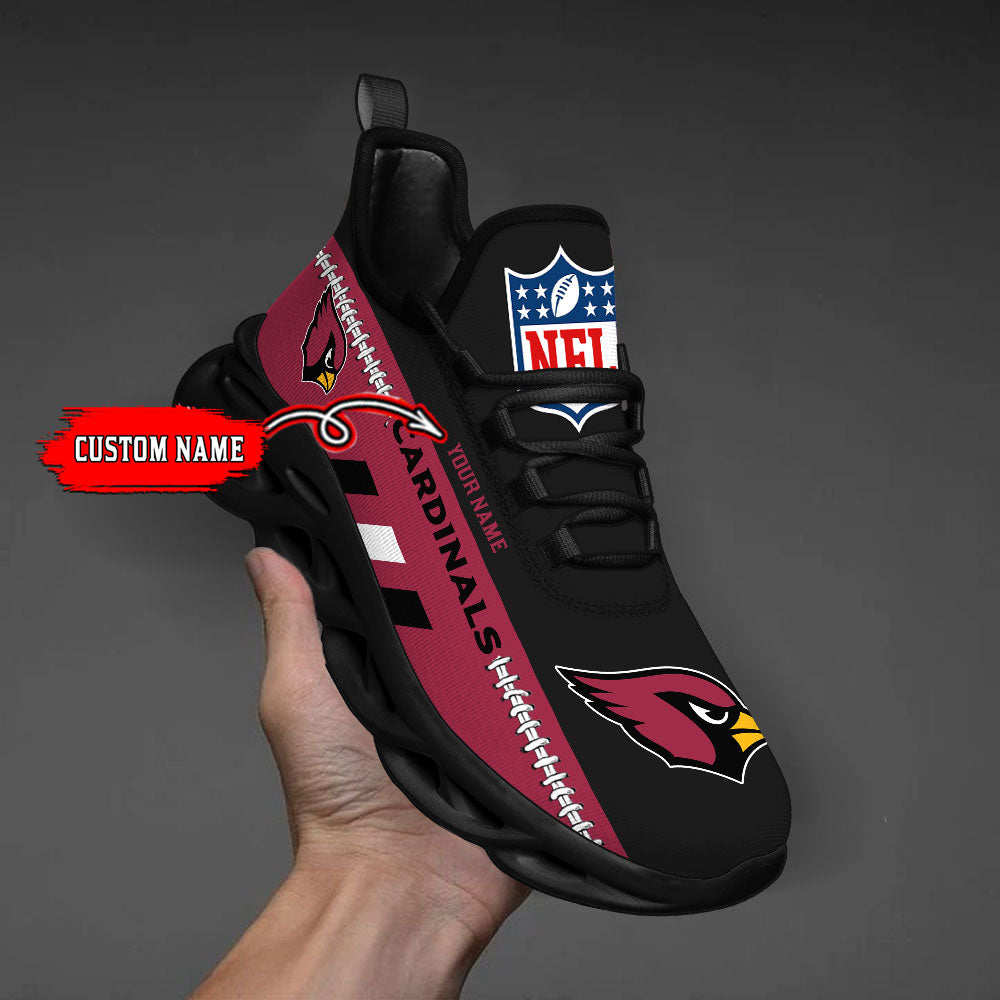 Ideafootwear Arizona Cardinals Max Soul Shoes Sneakers For Men And Women