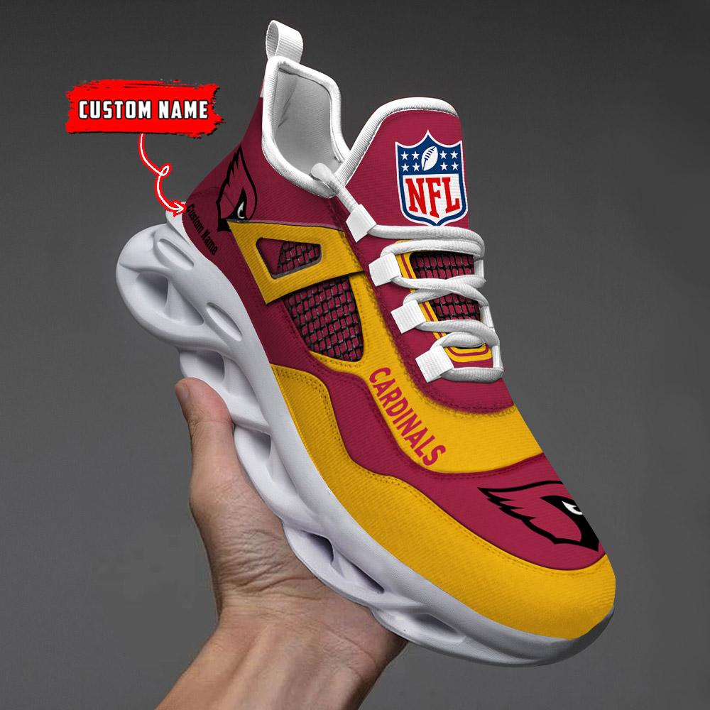 Ideafootwear Arizona Cardinals Max Soul Shoes Sneakers For Men And Women