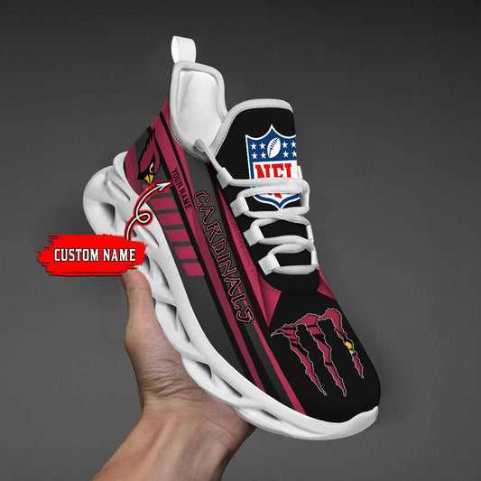Ideafootwear Arizona Cardinals Max Soul Shoes Sneakers For Men And Women