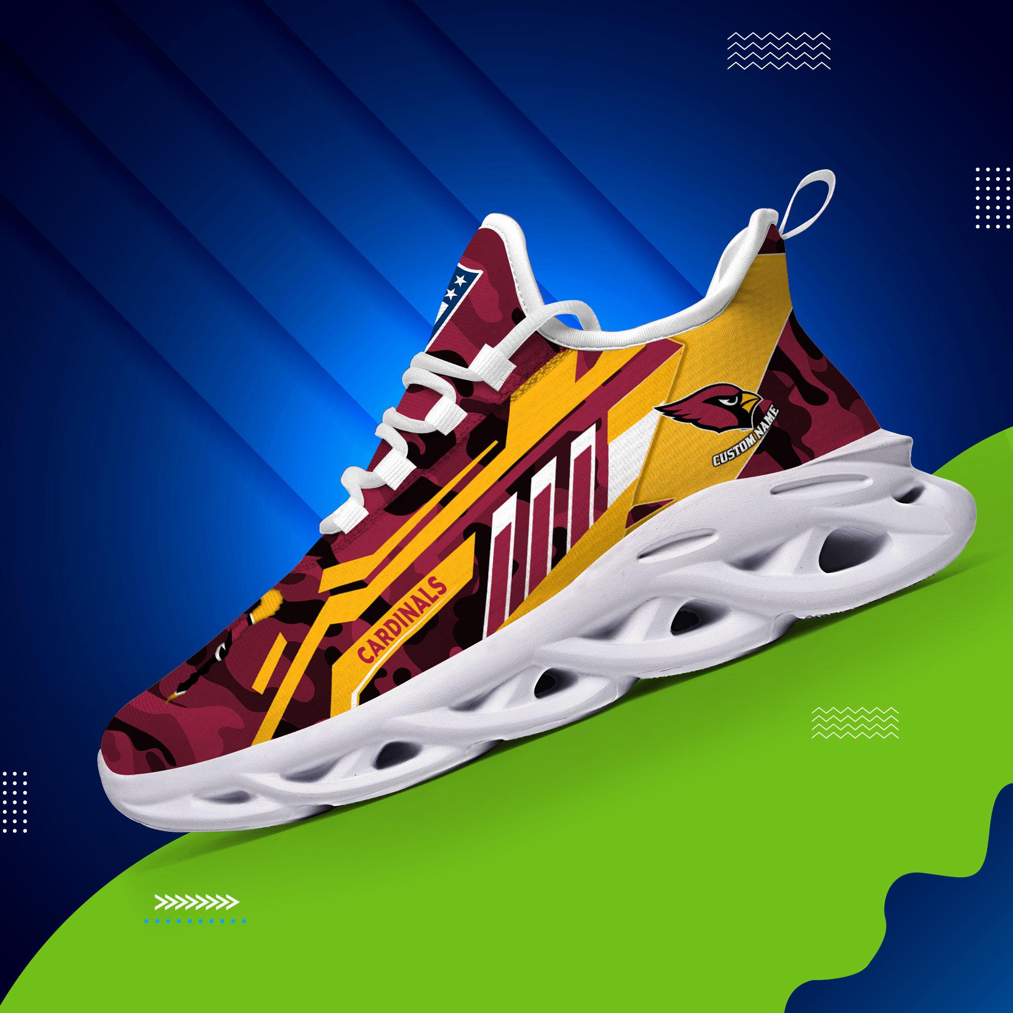 Ideafootwear Arizona Cardinals Max Soul Shoes Sneakers For Men And Women