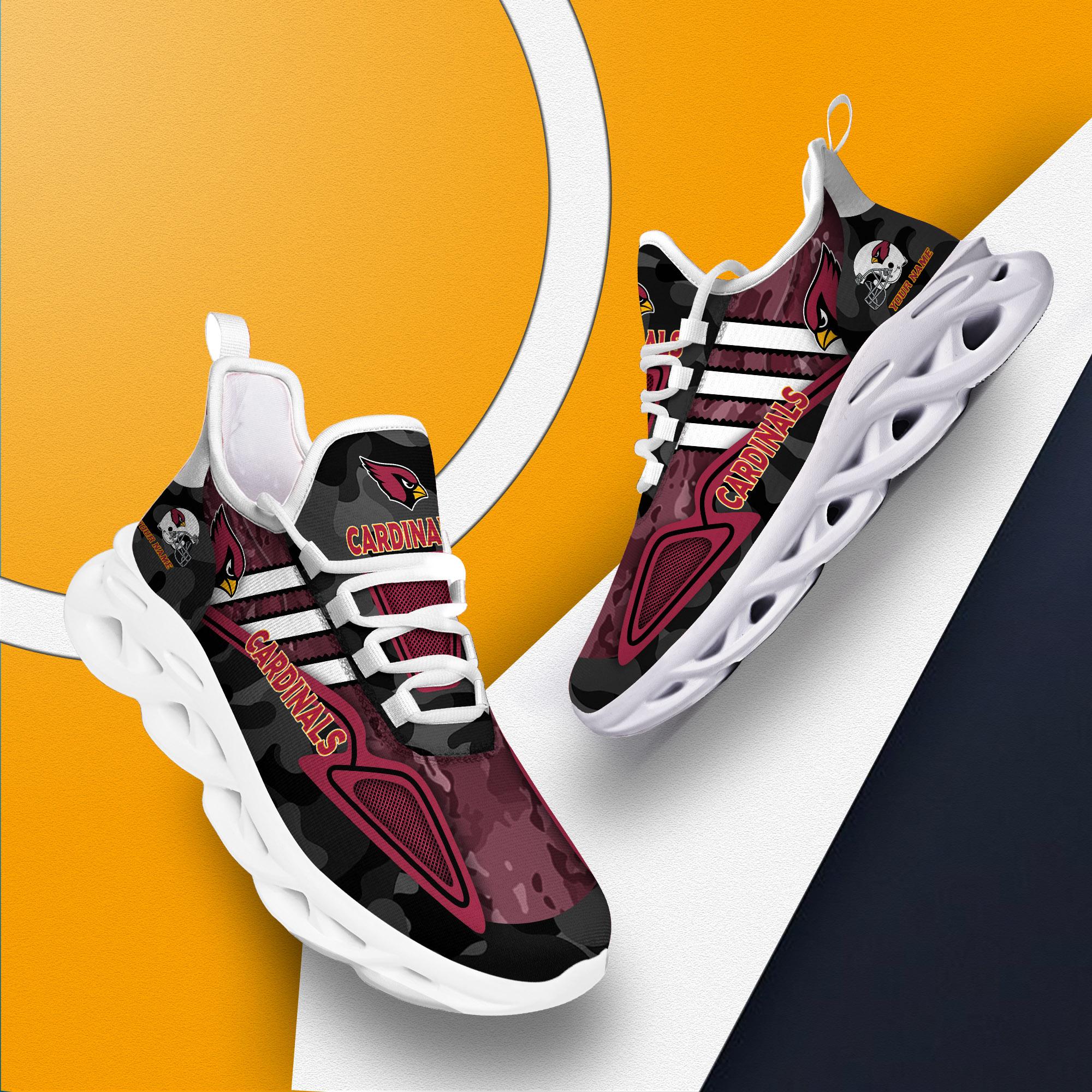 Ideafootwear Arizona Cardinals Max Soul Shoes Sneakers For Men And Women