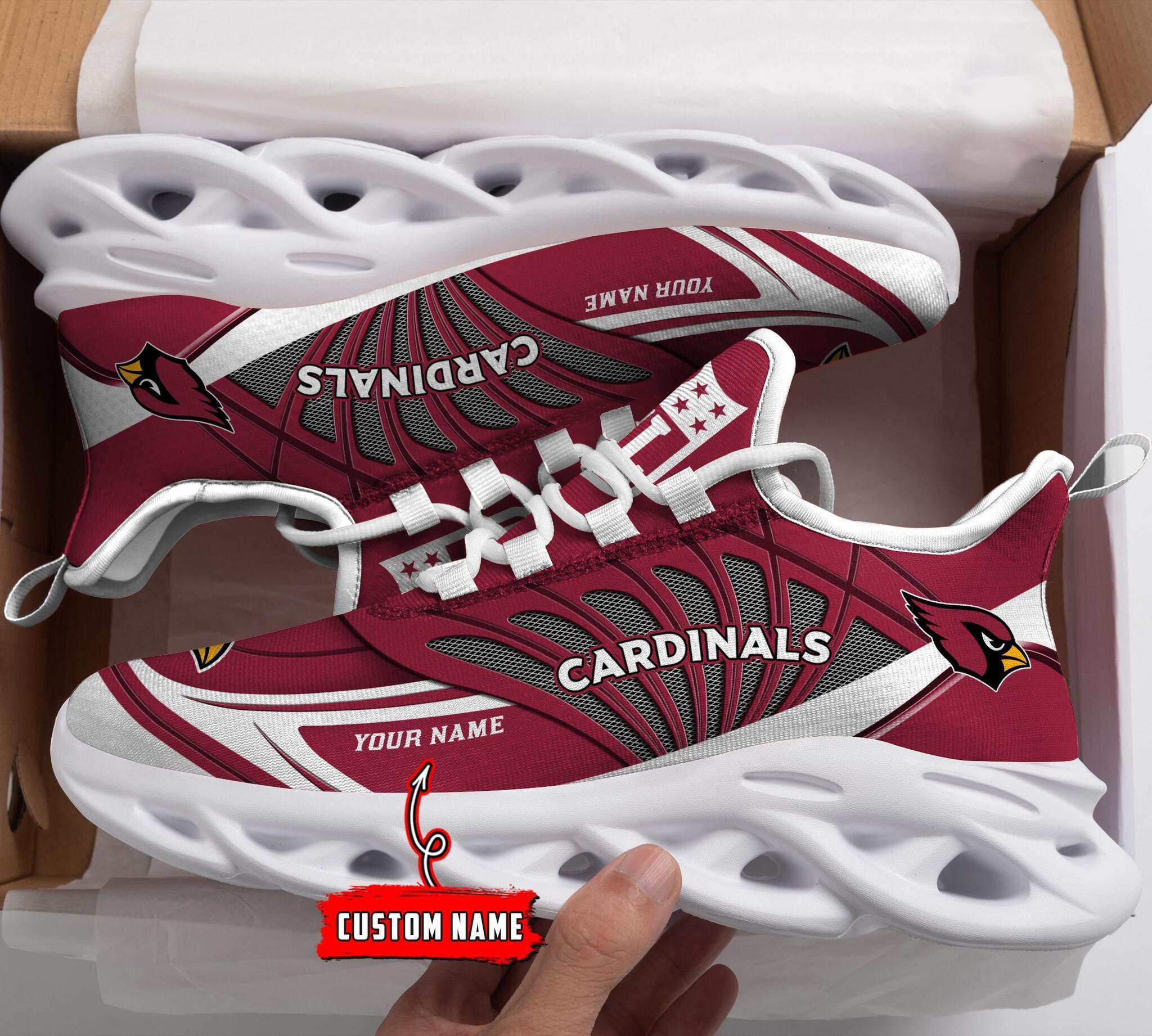 Ideafootwear Arizona Cardinals Max Soul Shoes Sneakers For Men And Women