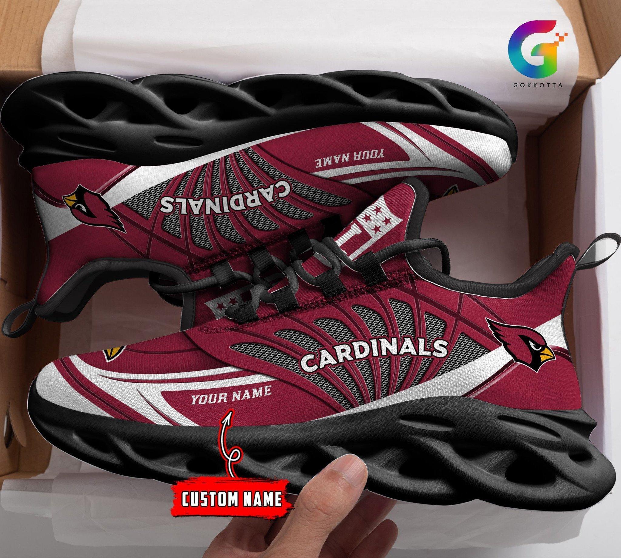 Ideafootwear Arizona Cardinals Max Soul Shoes Sneakers For Men And Women