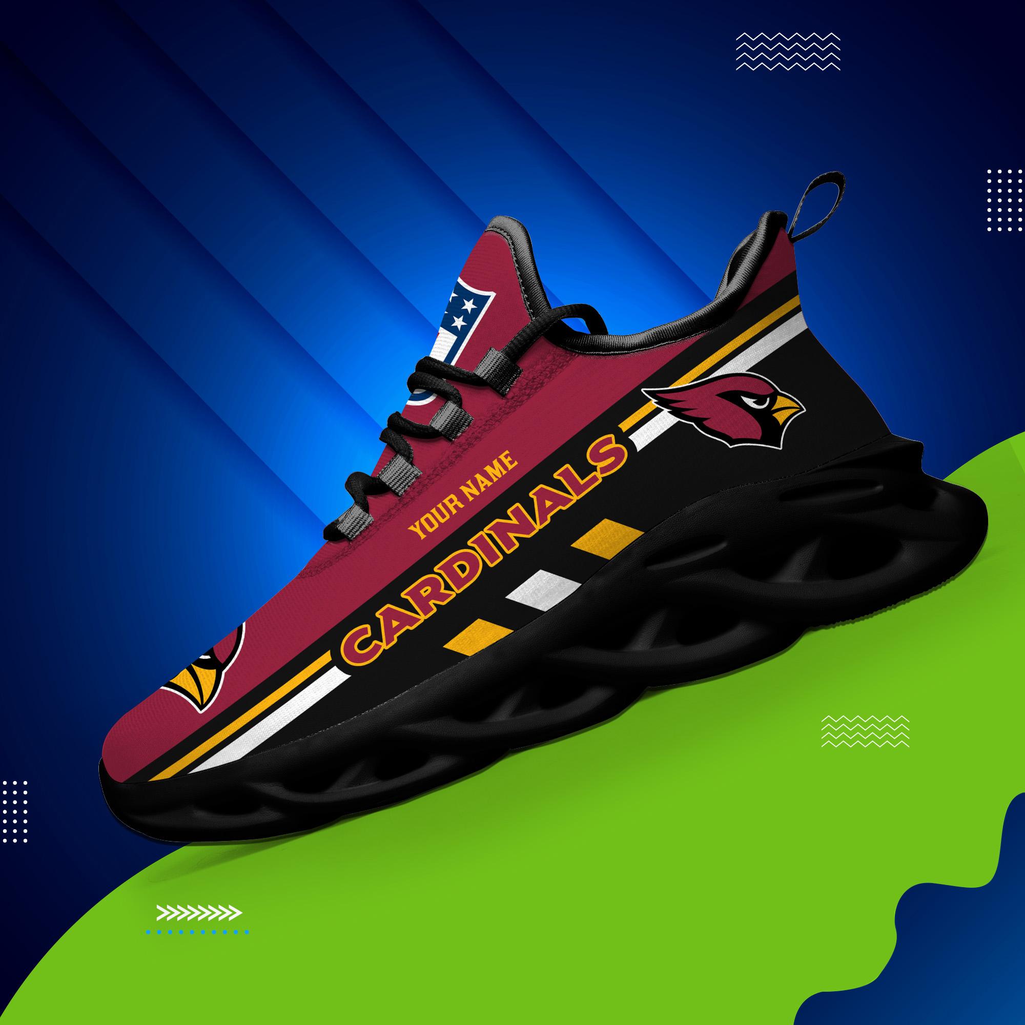 Ideafootwear Arizona Cardinals Max Soul Shoes Sneakers For Men And Women