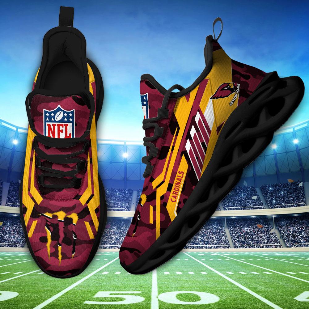 Ideafootwear Arizona Cardinals Max Soul Shoes Sneakers For Men And Women